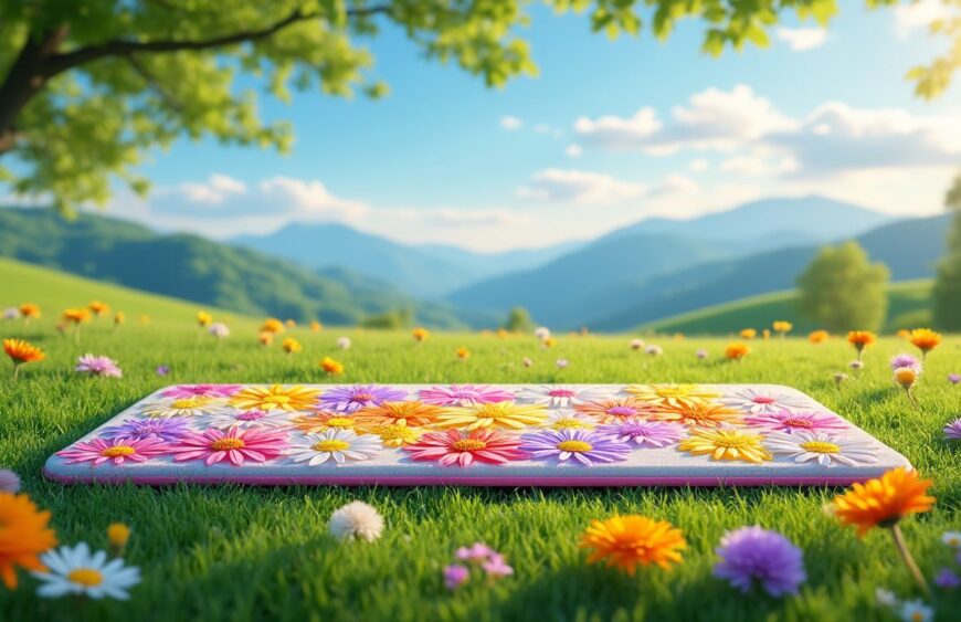 Tapis-acupression-champ-de-fleurs-ameliorez-votre-sommeil-naturellement