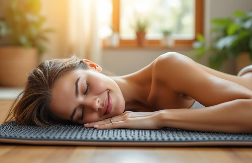 entdecken sie die erstaunlichen effekte einer akupressurmatte auf den körper. erfahren sie, wie diese innovative methode zur stressreduktion, schmerzlinderung und entspannung beiträgt. lassen sie sich von den positiven auswirkungen auf ihr wohlbefinden überraschen!